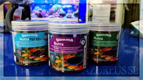 Y los gamma Nutra pellets ya están en Azureus. Comida en pellets pero blanda, una pasada!