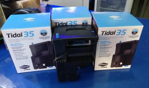 Ya tenemos disponibles estos pedazos de filtros Tidal 35. Unos maquinones aptos para todo tipo de acuarios pequeños.
