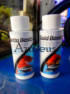 Acondicionadores Betta Basics y Gold Basics de Seachem